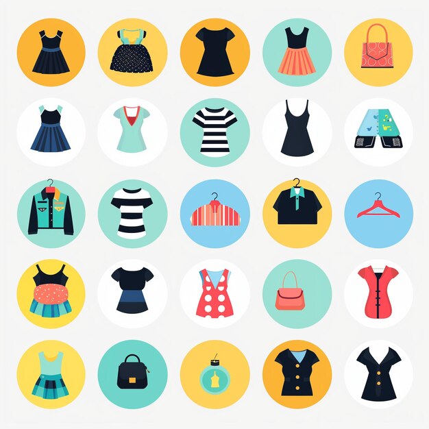 Creatieve Icon Set titels voor mobiele app ontwerpen