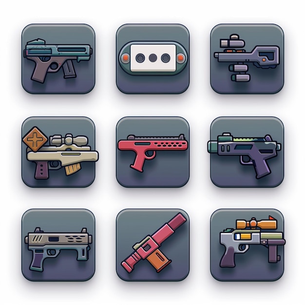 Creatieve Icon Set titels voor mobiele app ontwerpen