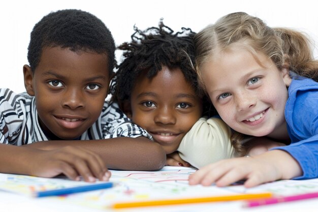 Foto creatieve klaslokalen terug naar school