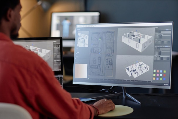 creating architectural designs on computer screens