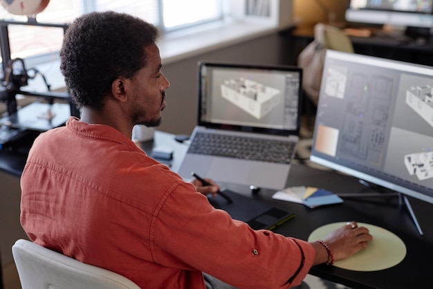 Creating digital architectural designs on computer