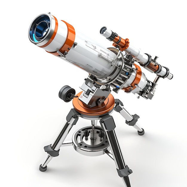 Photo creative 3d of astronomy equipment market specializes in telescopes s business model advertisement