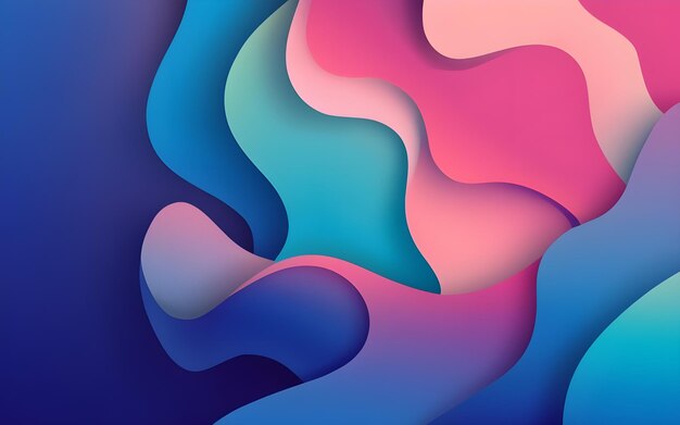 Creative abstract background with basic shapes and colors showing feminine beauty and artistry