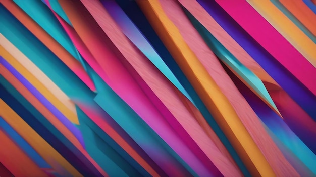 Creative abstract geometric stripes background defocused vivid blurred colorful wallpaper