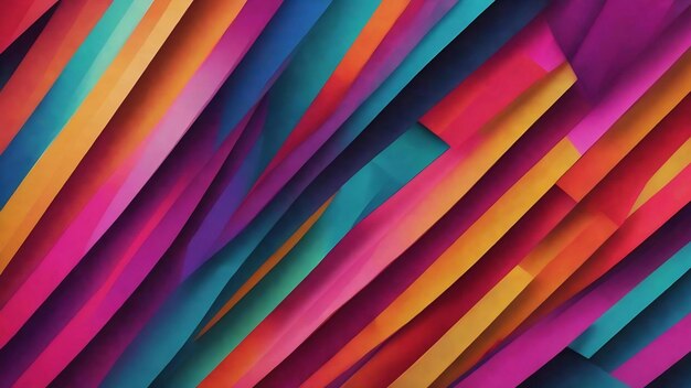 Creative abstract geometric stripes background defocused vivid blurred colorful wallpaper