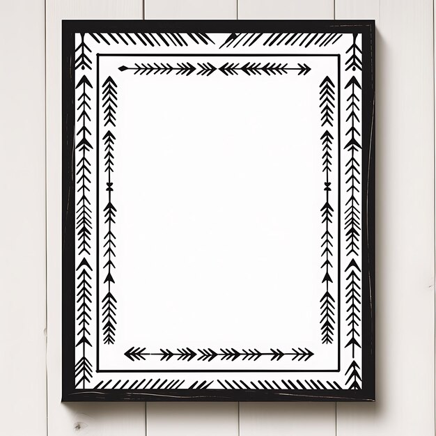 Photo creative art and design with decorations cnc cut frames black and white deco art creative 2d flat
