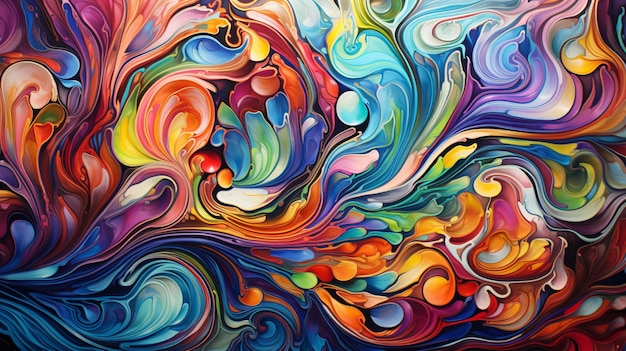 창의적 인 예술가 들 은 다채로운 패턴 을 그리는 일 을 하고 있다