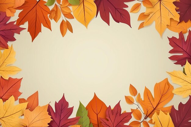 creative autumn leaves background or banner