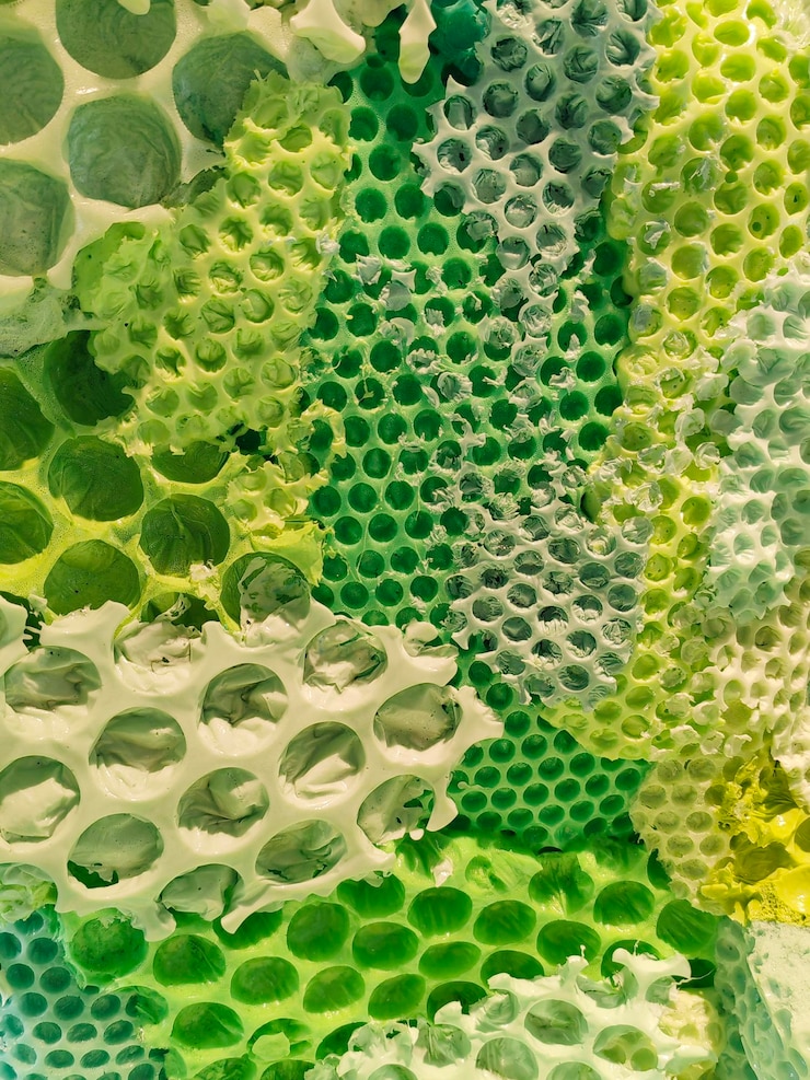 Photo 活気のある色のクリエイティブな背景と背景使用または装飾のための丸いサークル