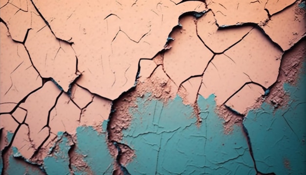 creative background with cracked paint texture background