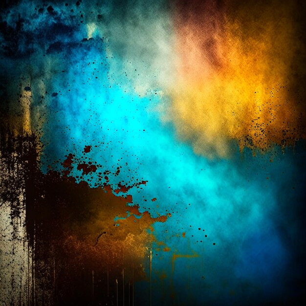 Photo creative background with rough painted texture