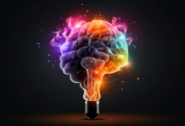 Creative Brain Concept Generatieve AI