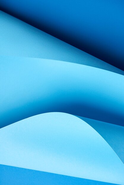 Photo creative bright blue abstract paper background