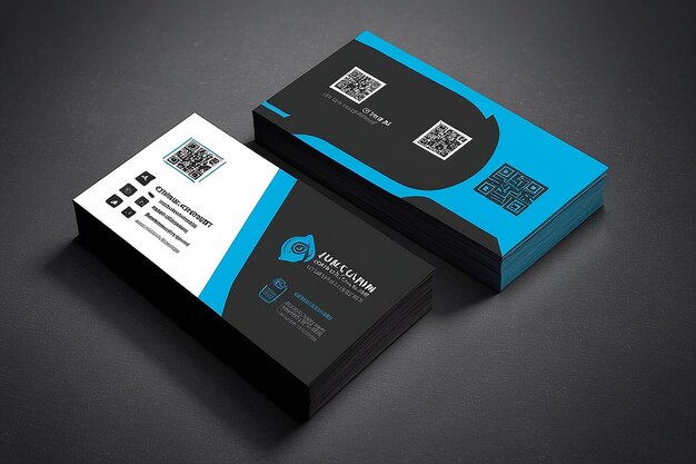 Photo creative business card design template