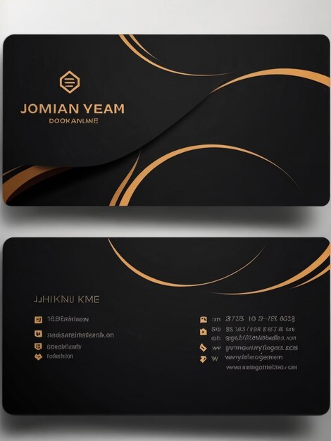 Photo creative business card template