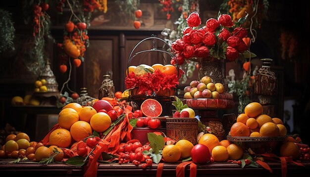 Photo creative chinese new year photography generated by artificial intelligence