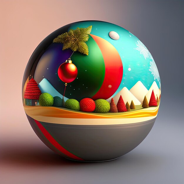 Creative Christmas ball