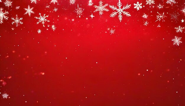 Photo creative christmas framei on red background xmas and new year holiday banner postcard