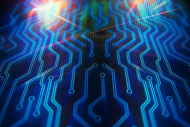 creative circuit background