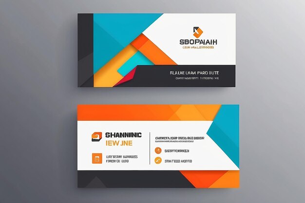 Photo creative and clean business card template