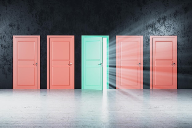 Creative color doors to success