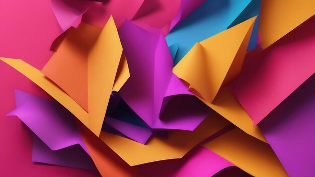 Creative colorful banner and card background