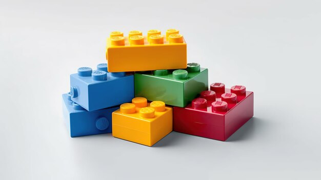 Creative Colorful Blocks Building Imagination