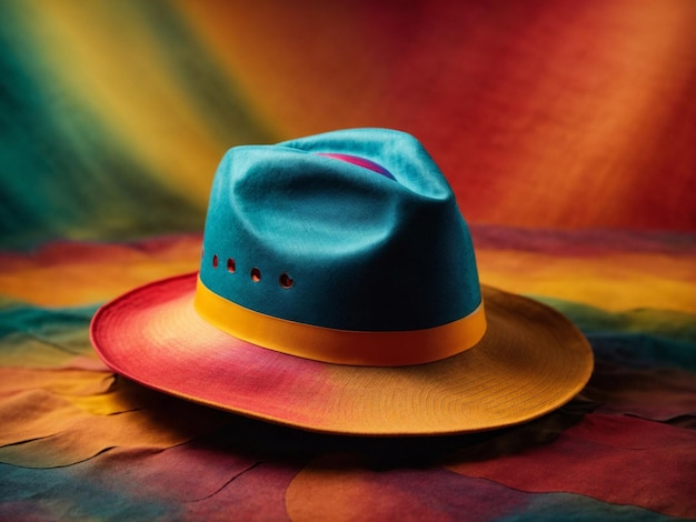 Foto cappello creativo colorato