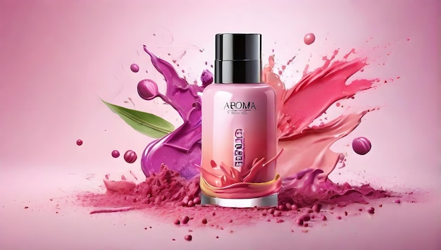 Creative Composition Cosmetic with Floral Aroma Burst Creative Cosmetics