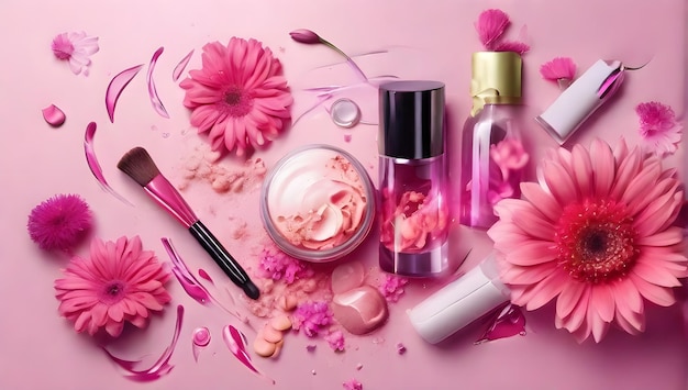 Креативная композиция косметики с цветочным ароматом Burst Creative Cosmetics