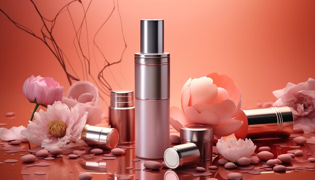 Creative Cosmetics composition for advertisement Commercial photoshoot