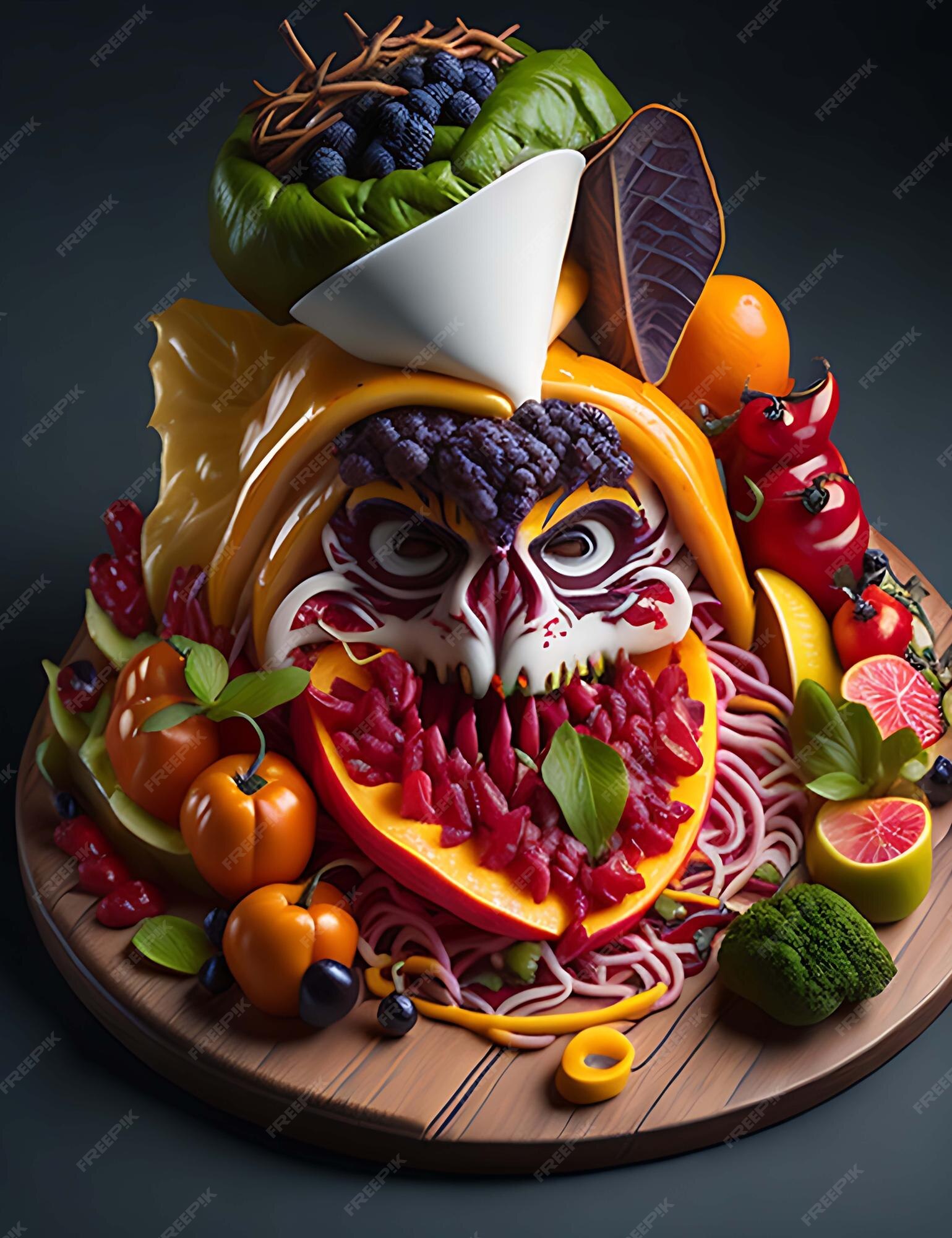 Premium AI Image | Creative Culinary Masterpiece Big Burger with 
