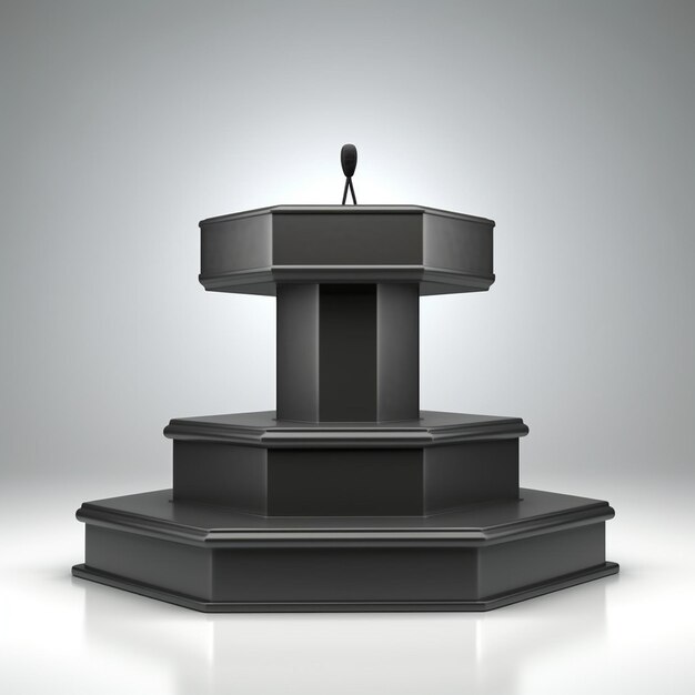 Foto podium a forma di d