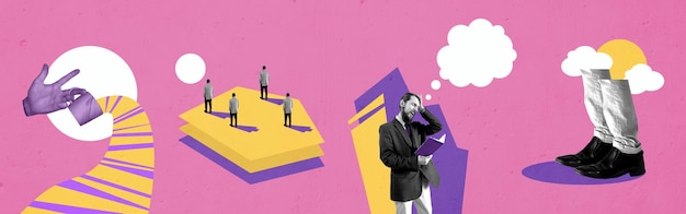 크리에이티브 디자인 비즈니스 콘셉트 사무실 작업