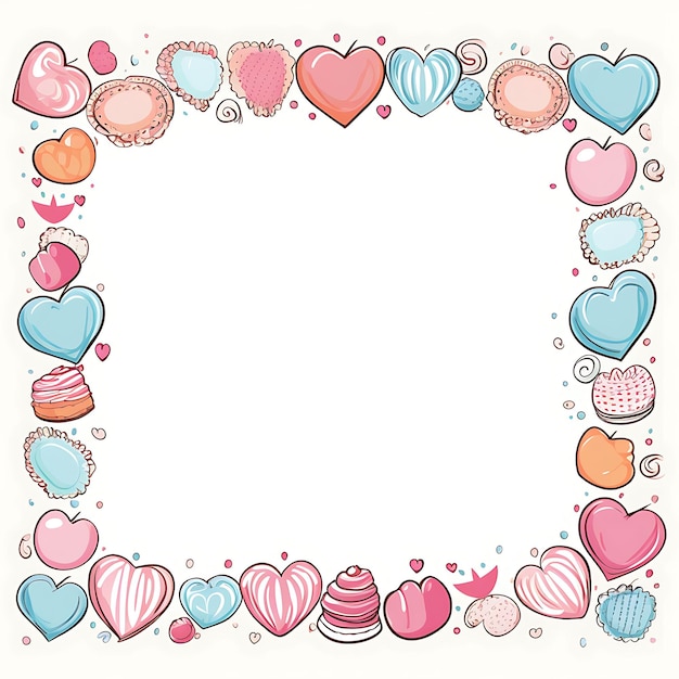 Photo creative design elements scribbles frames and more for digital art illustration clipart design