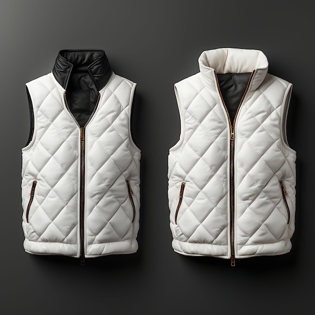 Фото Творческие конструкции для куртки и верхней одежды профессиональный модный и универсальный белый