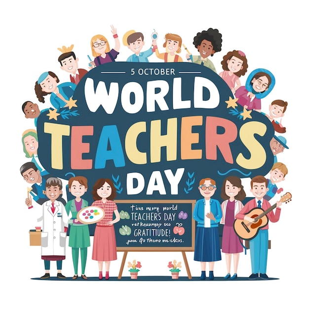 creative designs for world teachers day