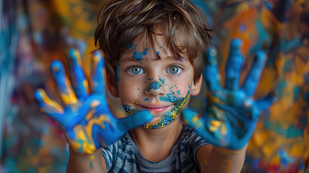 Creative Exploration Children immerse themselves in a world of color and imagination as they pa