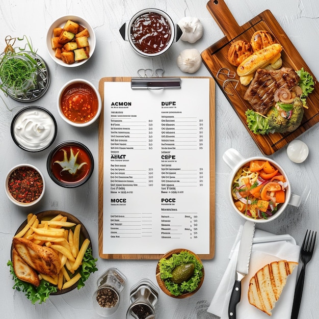 Creative Food Menu Template 4k High Quality