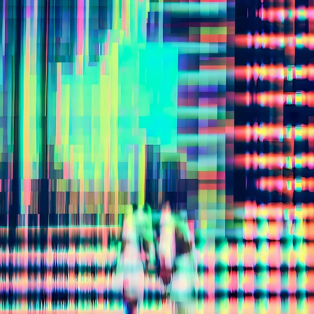 Creative glitch texture error background illustration