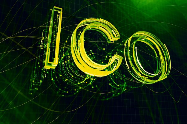 クリエイティブな ICO 背景