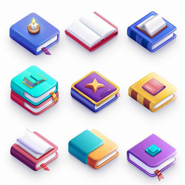 Creative Icon Set Titles for Mobile App Designs