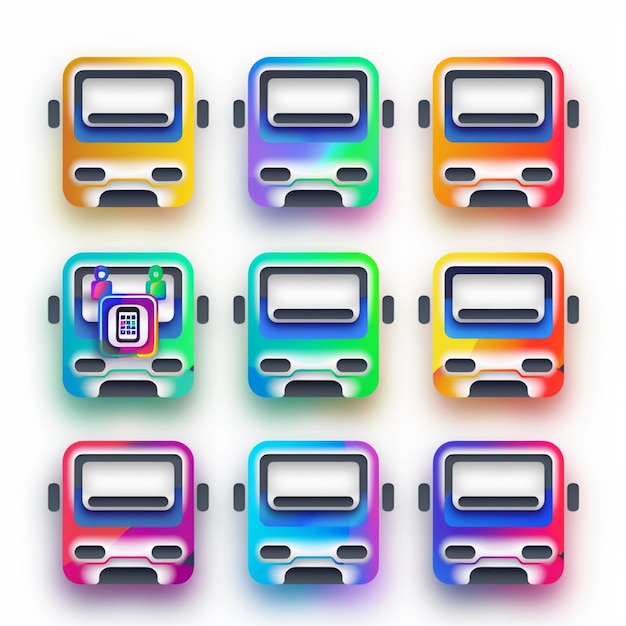 Creative Icon Set Titles for Mobile App Designs