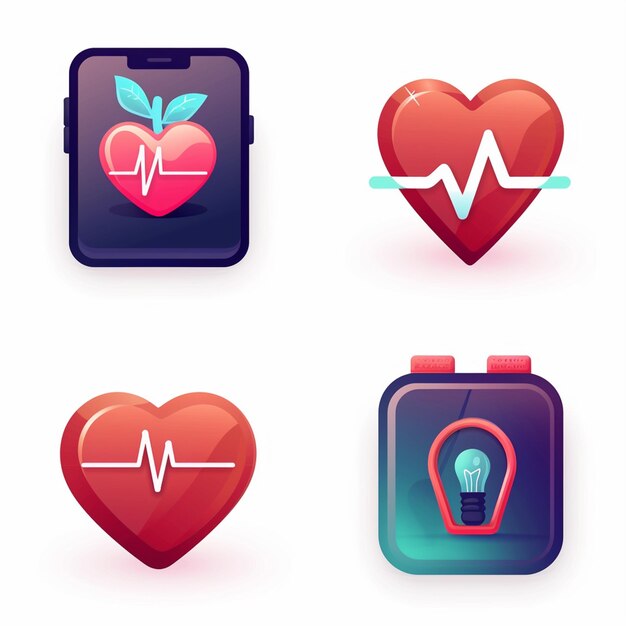 Creative Icon Set Titles for Mobile App Designs