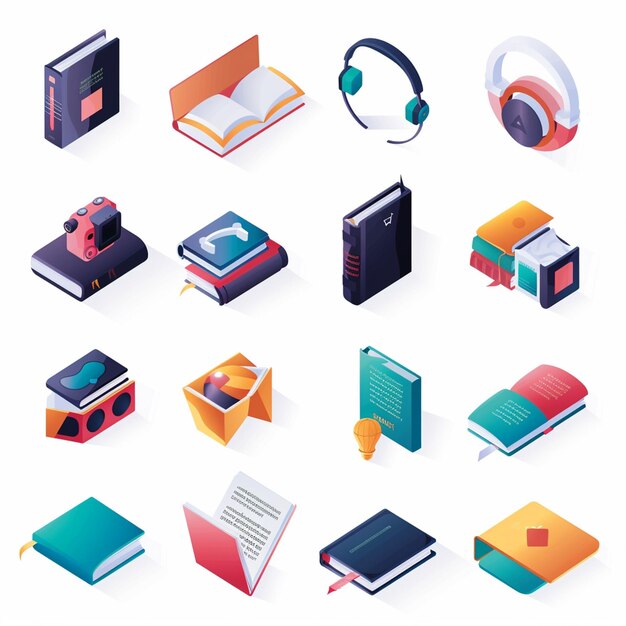 Creative Icon Set Titles for Mobile App Designs