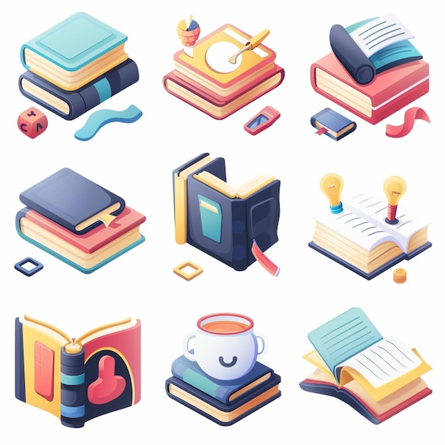 Creative Icon Set Titles for Mobile App Designs