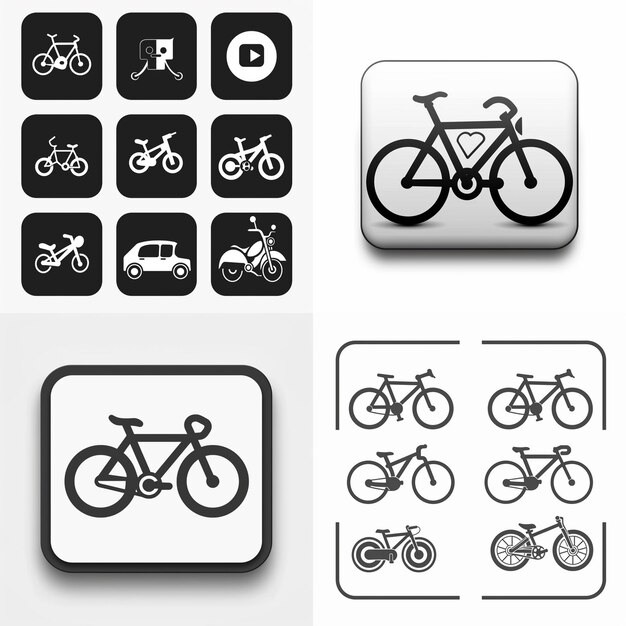 Creative Icon Set Titles for Mobile App Designs