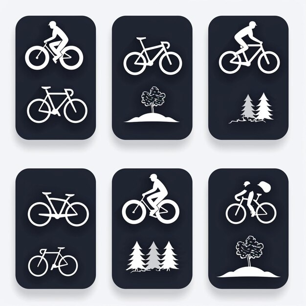 Creative Icon Set Titles for Mobile App Designs