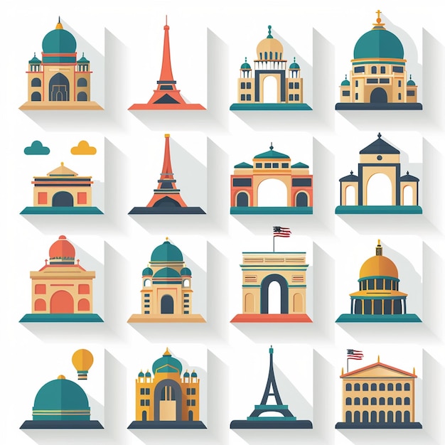 Creative Icon Set Titles for Mobile App Designs