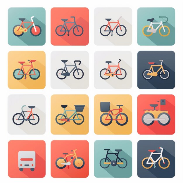 Creative Icon Set Titles for Mobile App Designs